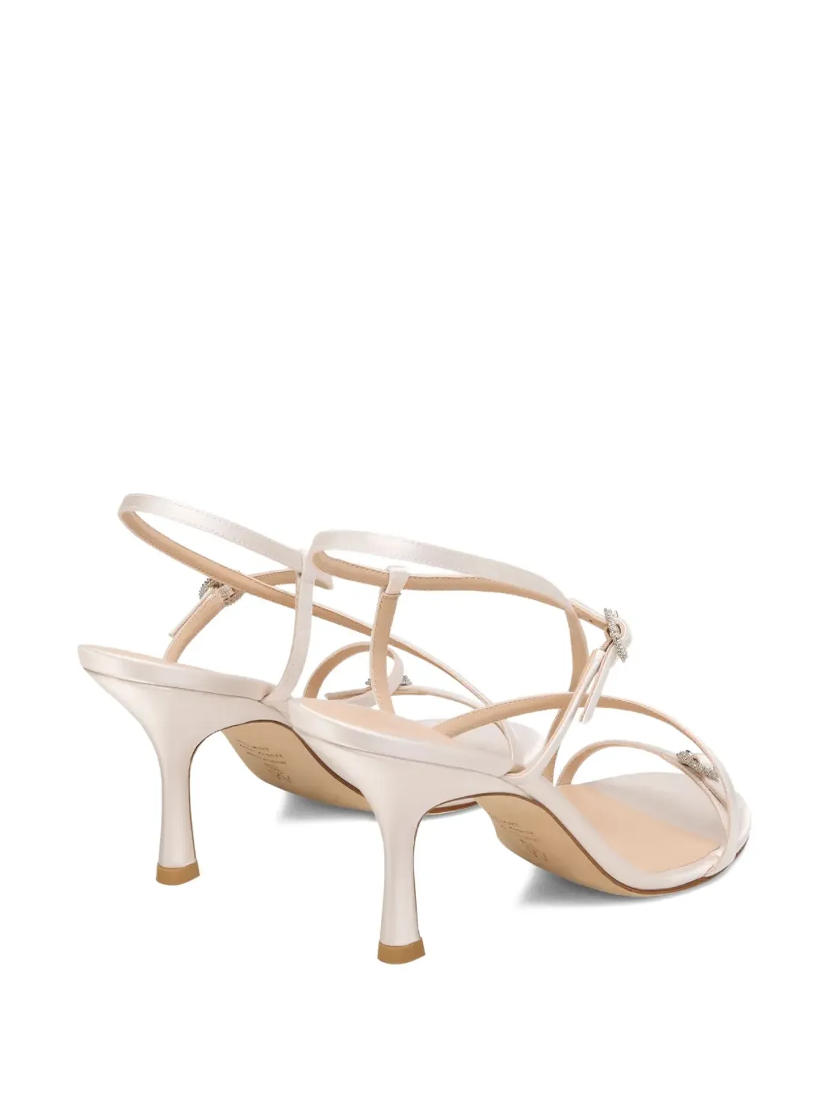 Stuart Weitzman Kensington クリスタル装飾ヒールサンダル - 画像3