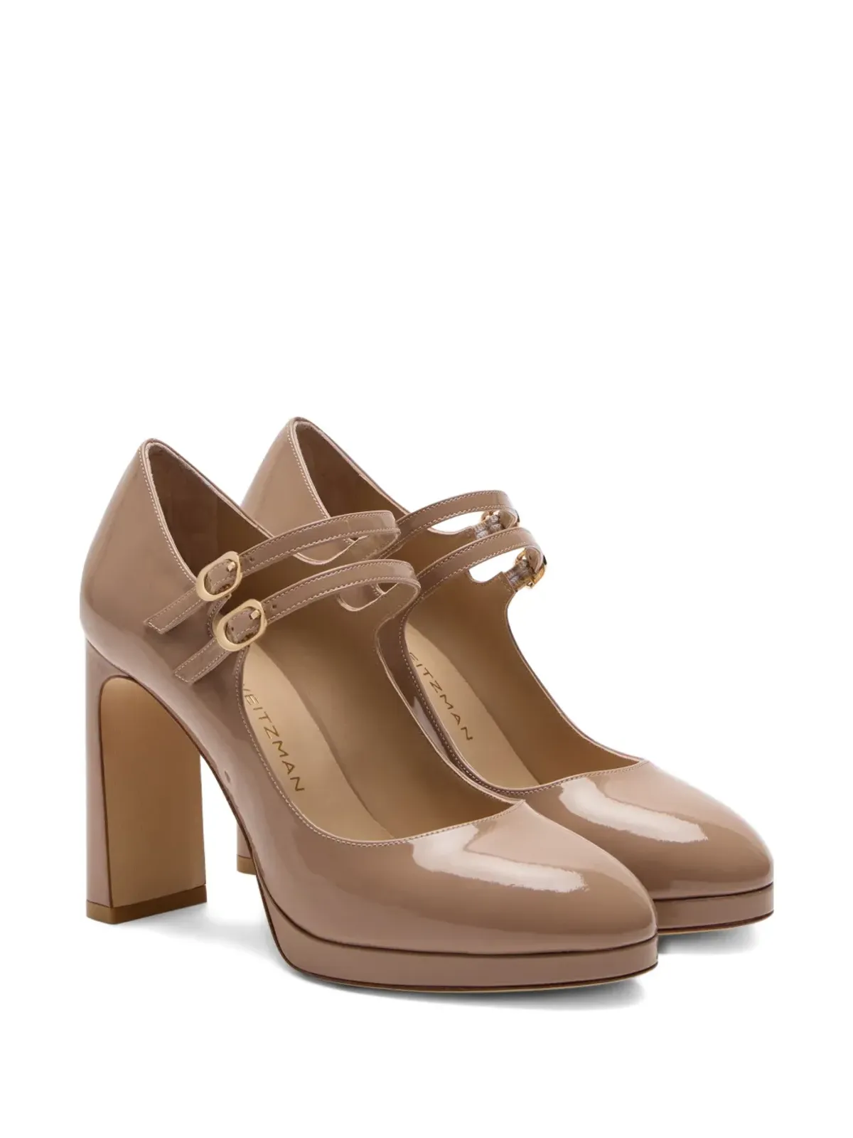 Stuart Weitzman Babette Mary Jane プラットフォーム ダブルストラップ サンダル - 画像2