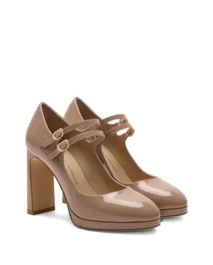Stuart Weitzman Babette Mary Jane プラットフォーム ダブルストラップ サンダル - サムネイル2