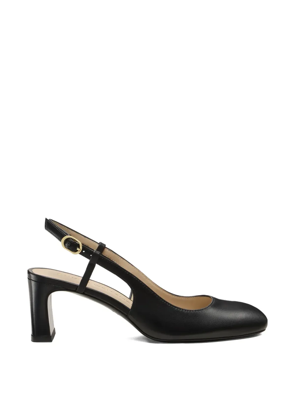 Stuart Weitzman Babette スリングバックパンプス（ブラック） - 画像1