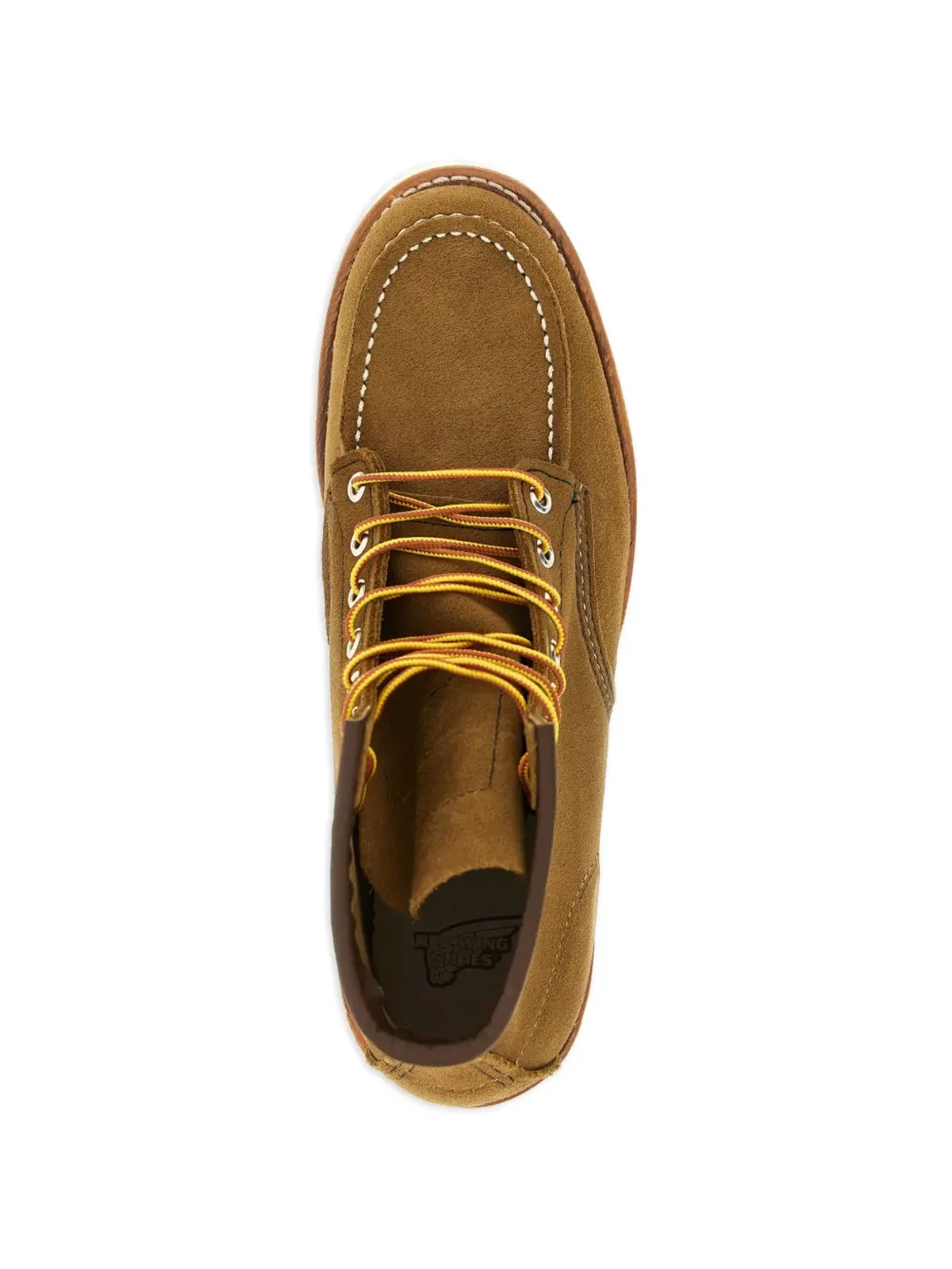 Red Wing Shoes コントラストステッチ レザーブーツ - ブラウン - 画像4