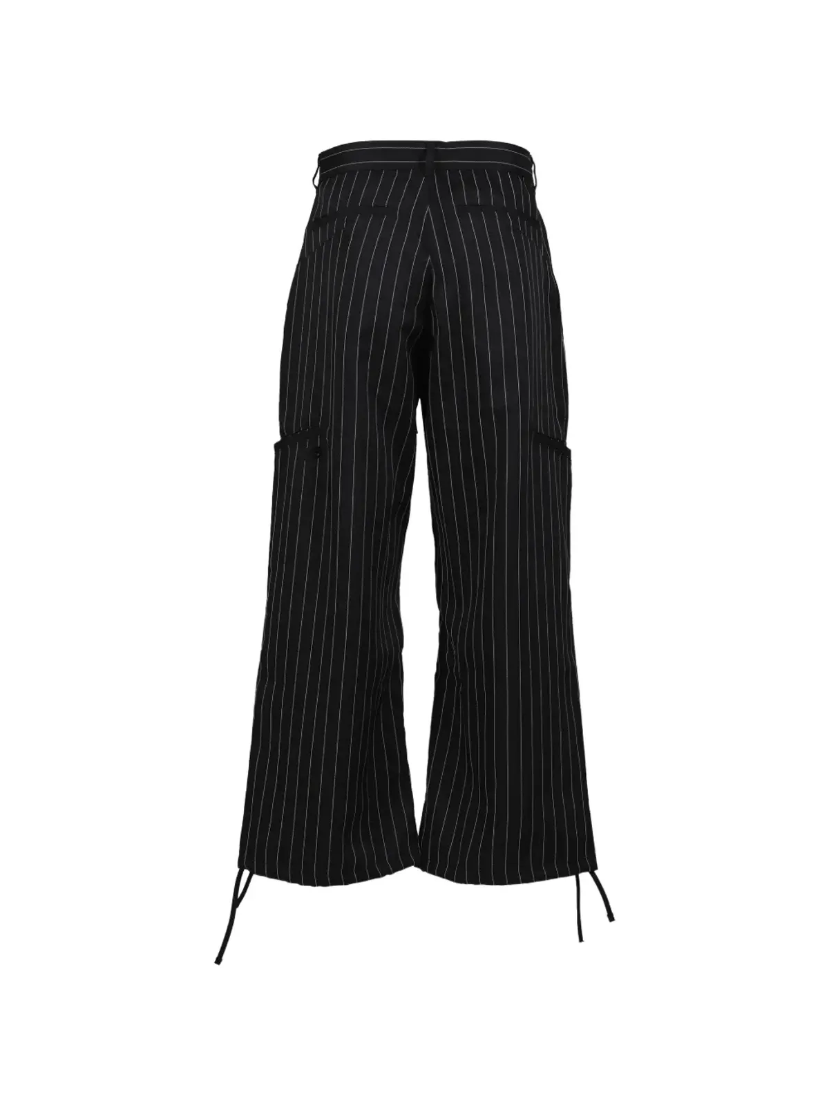 Y-3 ピンストライプ柄ドローコードパンツ - 画像2