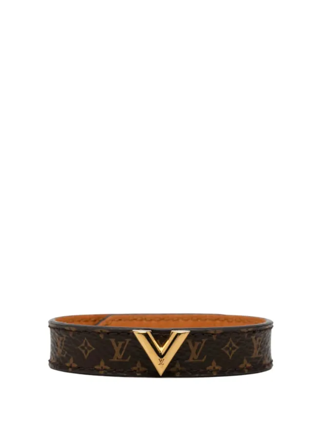 Louis Vuitton Pre-Owned Louis Vuitton ビンテージ モノグラム・エッセンシャルV ブレスレット 17 コスチュームブレスレット - ブラウンの商品画像