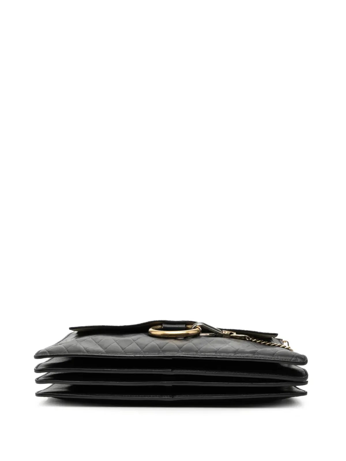 Chloé Pre-Owned 2015年 ミディアム ダイヤモンドエンボス カーフスキン Faye ショルダーバッグ - 画像4