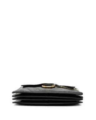 Chloé Pre-Owned 2015年 ミディアム ダイヤモンドエンボス カーフスキン Faye ショルダーバッグ - サムネイル4