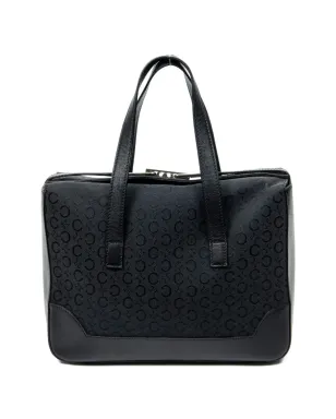 Celine ビンテージ フォールドトップ プリント レザー トートバッグ - サムネイル2