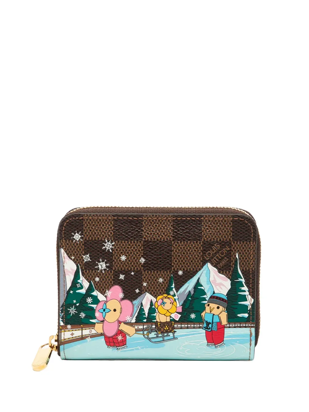 Louis Vuitton Vintage Damier Ebene Vivienne コインポーチ - ブラウン - 画像1