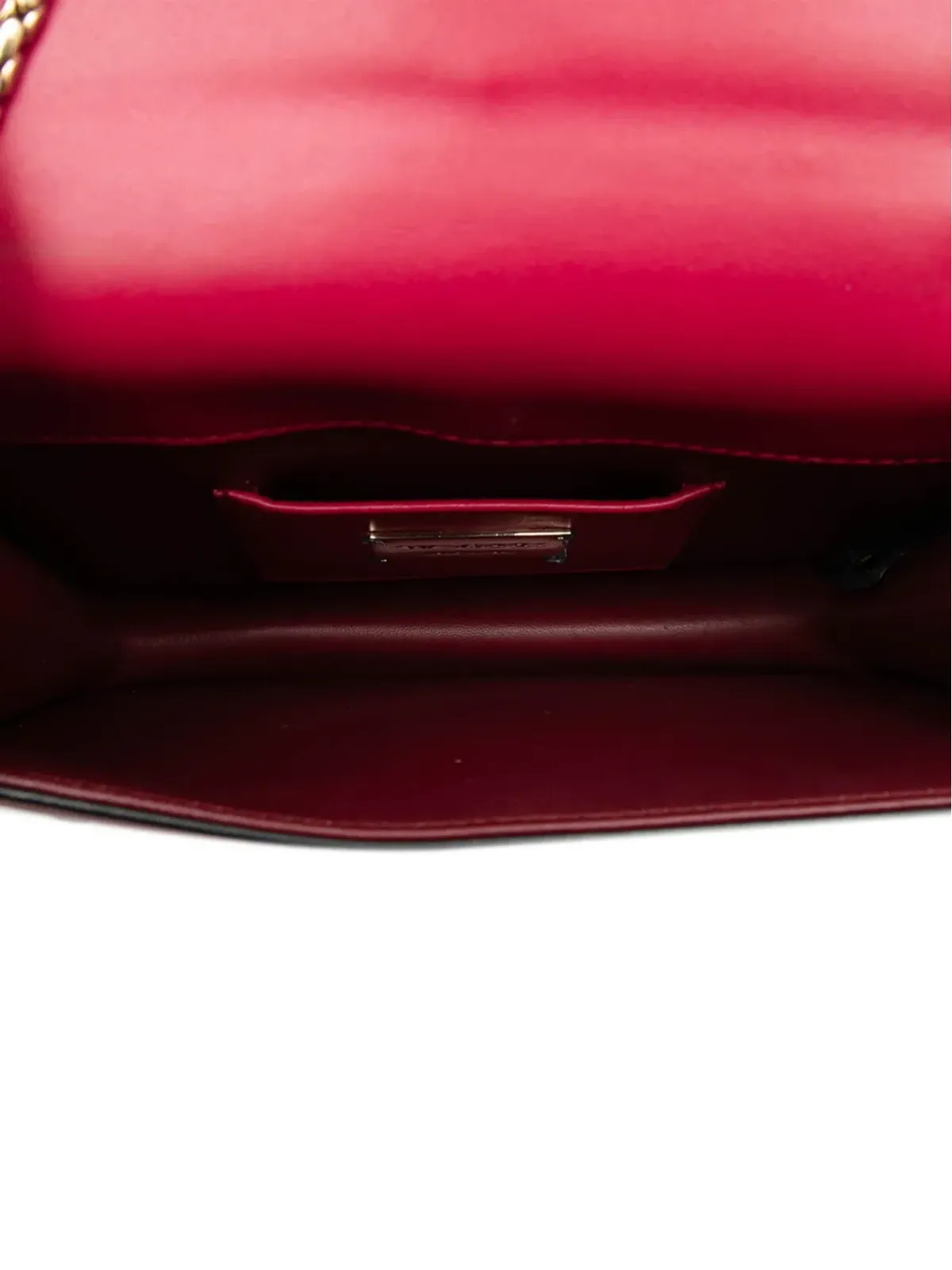 Bvlgari Pre-Owned セルペンティ フォーエバー チェーン クロスボディバッグ（スタッズ付きレザー／レーザーカット／スクエア） - 画像5