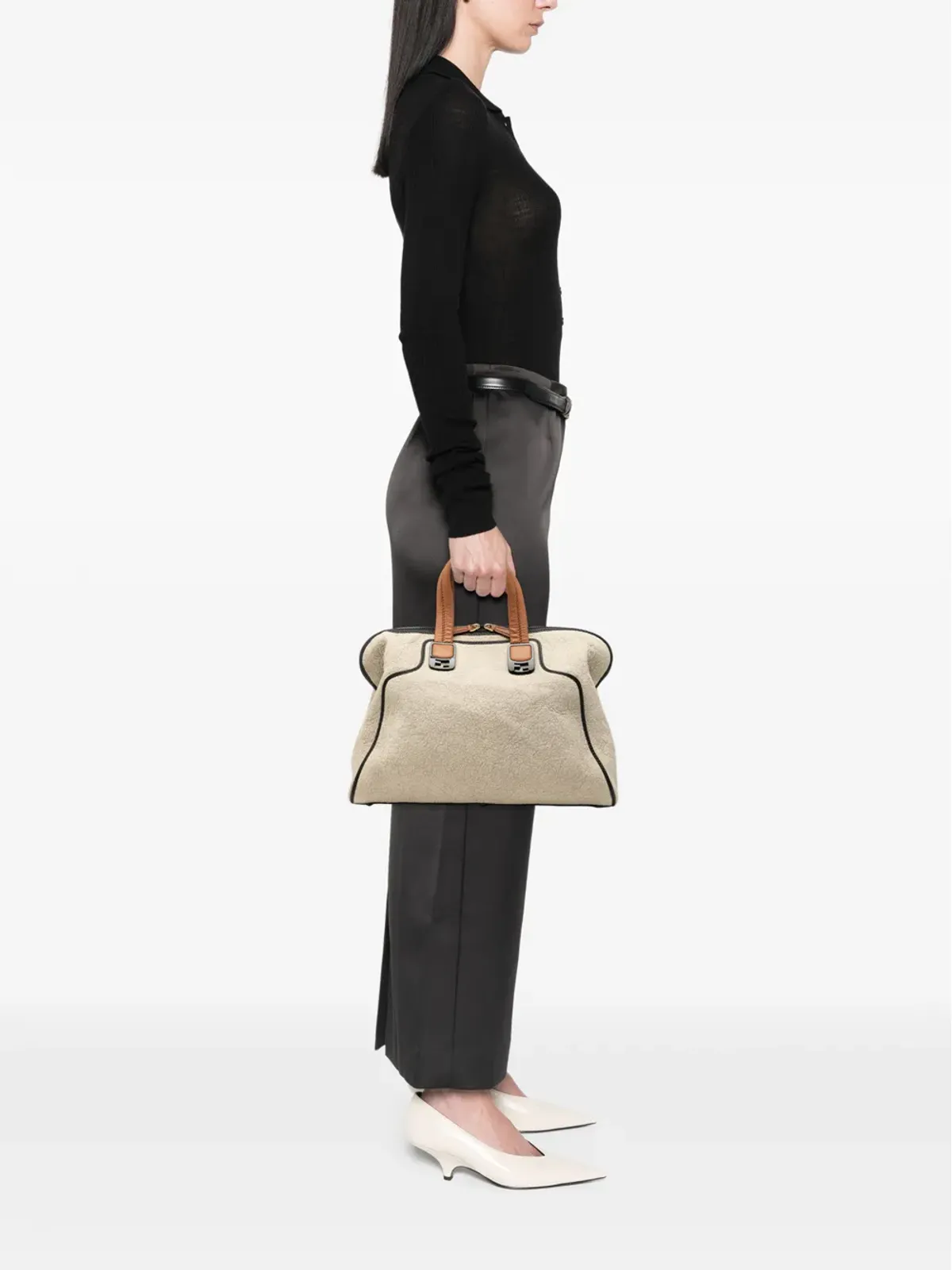 Fendi Pre-Owned カメレオン サッチェル - 画像2