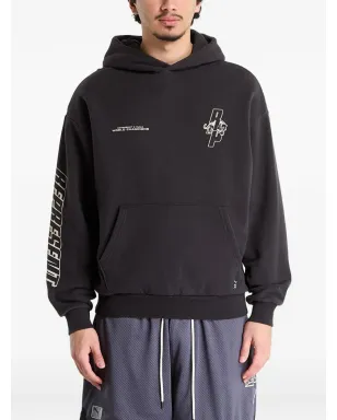 PUMA x Represent ロングスリーブフーディー - ブラック - サムネイル1