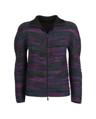 Issey Miyake Pre-Owned Cauliflower jacket - Purple - サムネイル1
