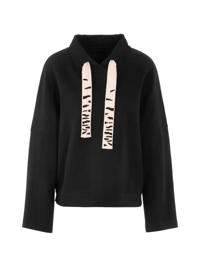 MARCCAIN MARCCAIN ブラック ストレートヘム スウェットの商品画像