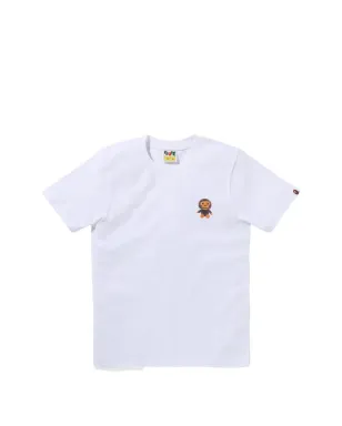 A BATHING APE® embroidery-detail T-shirt - White - サムネイル1