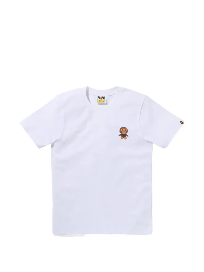 A BATHING APE® A BATHING APE® embroidery-detail T-shirt - Whiteの商品画像