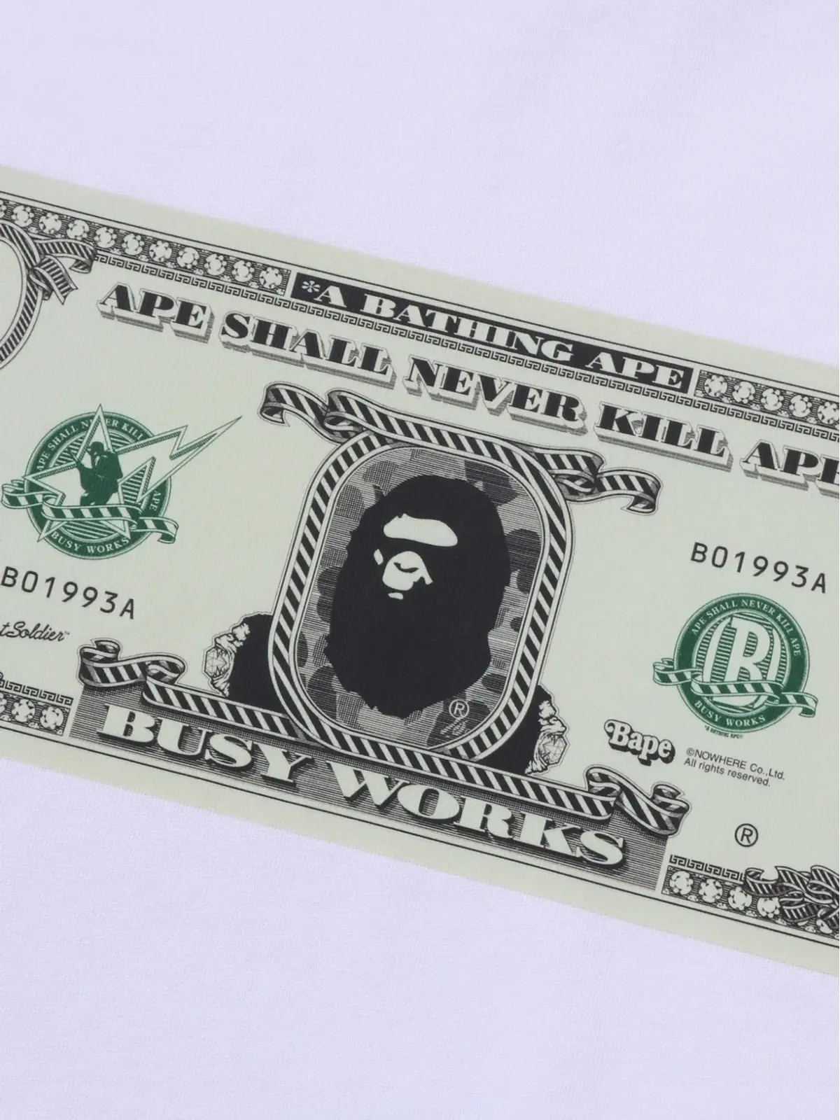 A BATHING APE® ドルプリントTシャツ - 画像3