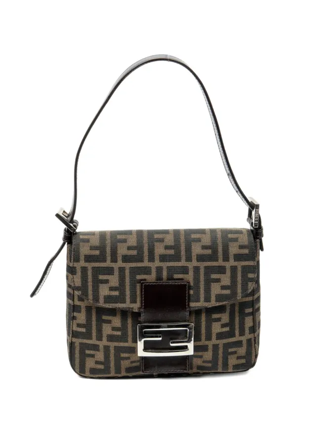 Fendi Pre-Owned Fendi Pre-Owned ズカプリントショルダーバッグ ブラックの商品画像