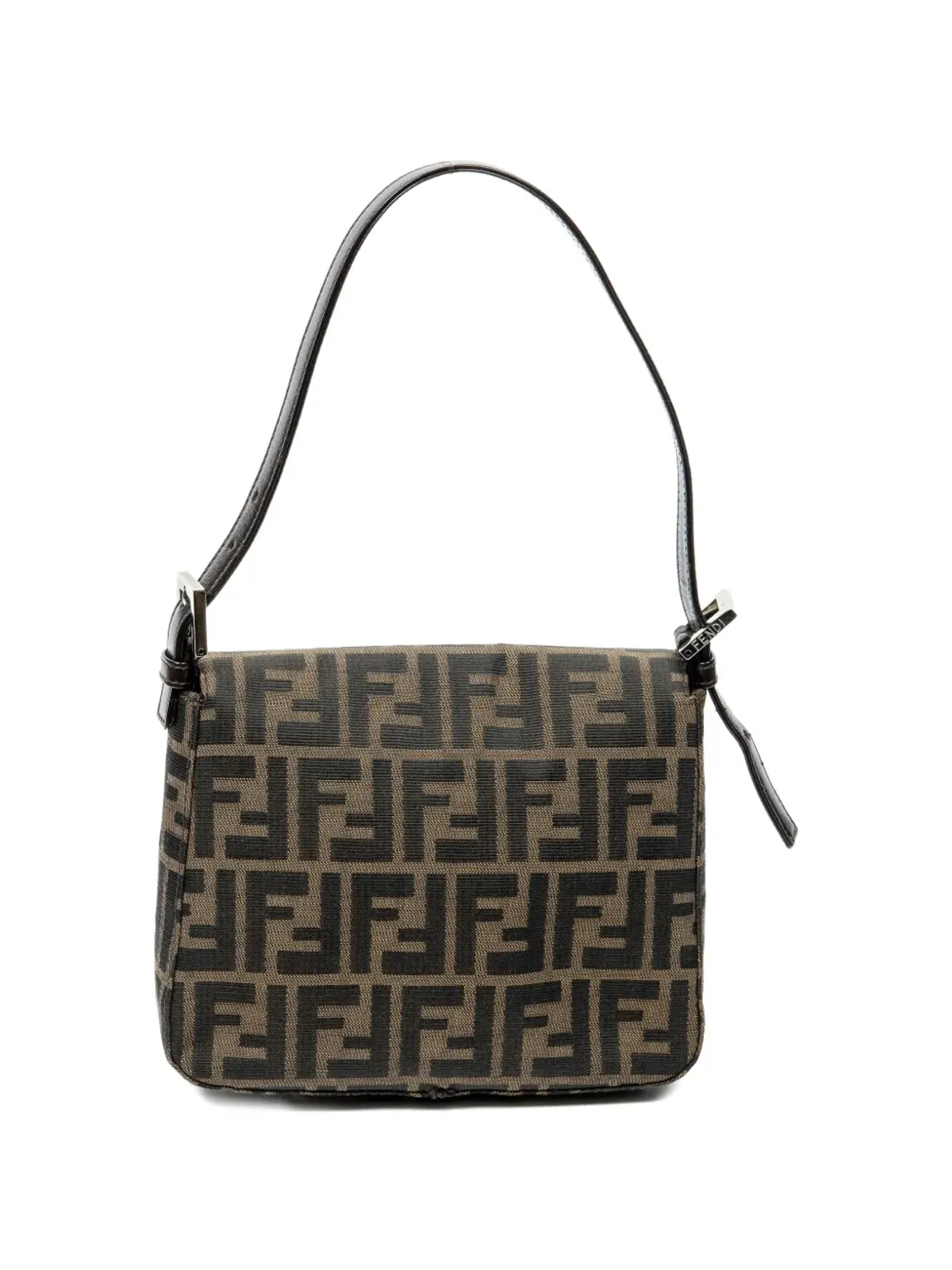 Fendi Pre-Owned ズカプリントショルダーバッグ ブラック - 画像2