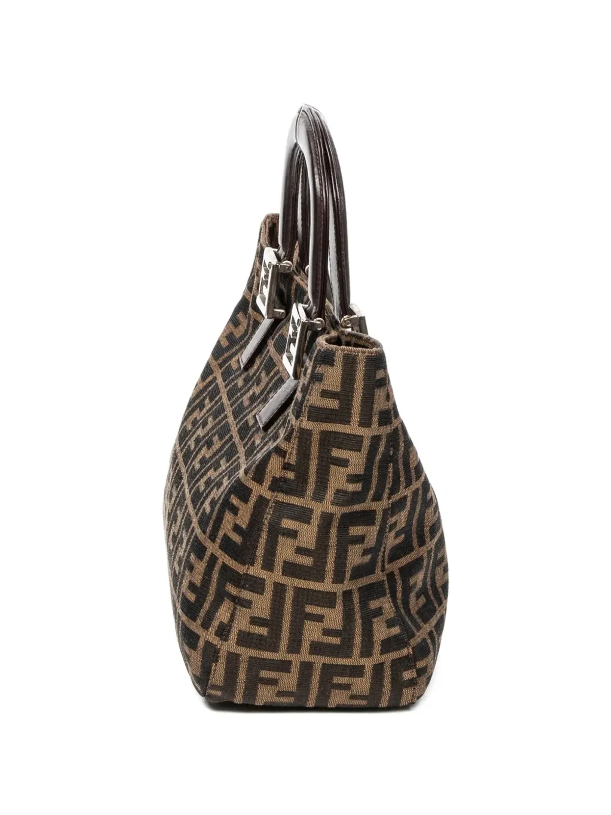 Fendi Pre-Owned Zucca-monogram トートバッグ ブラウン - 画像5