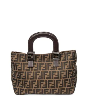 Fendi Pre-Owned Zucca-monogram トートバッグ ブラウン - サムネイル2