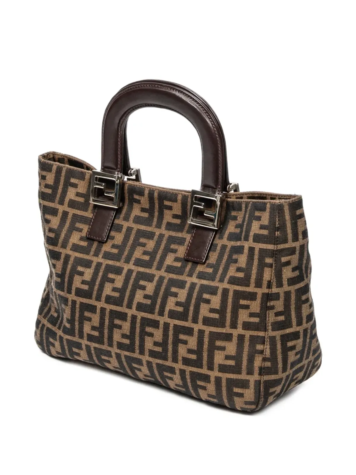 Fendi Pre-Owned Zucca-monogram トートバッグ ブラウン - 画像3