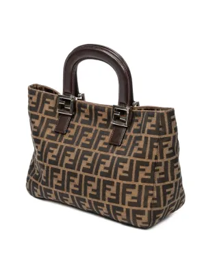 Fendi Pre-Owned Zucca-monogram トートバッグ ブラウン - サムネイル3