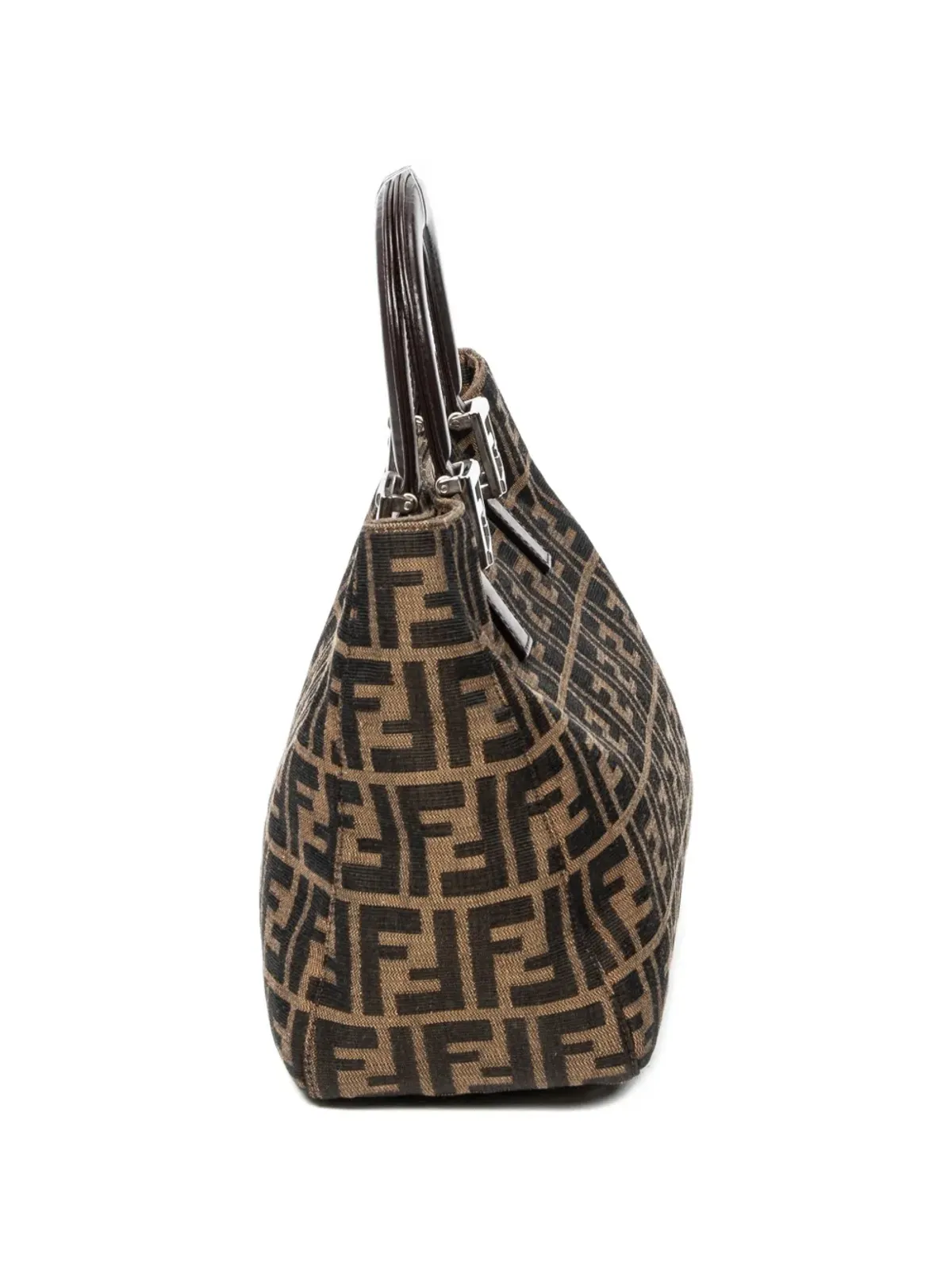 Fendi Pre-Owned Zucca-monogram トートバッグ ブラウン - 画像4