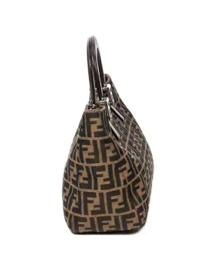 Fendi Pre-Owned Zucca-monogram トートバッグ ブラウン - サムネイル4
