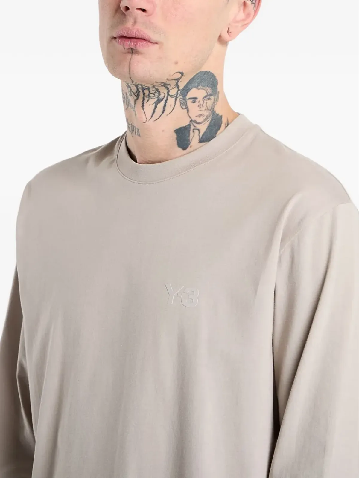 Y-3 ロングスリーブ コットンTシャツ - 画像5