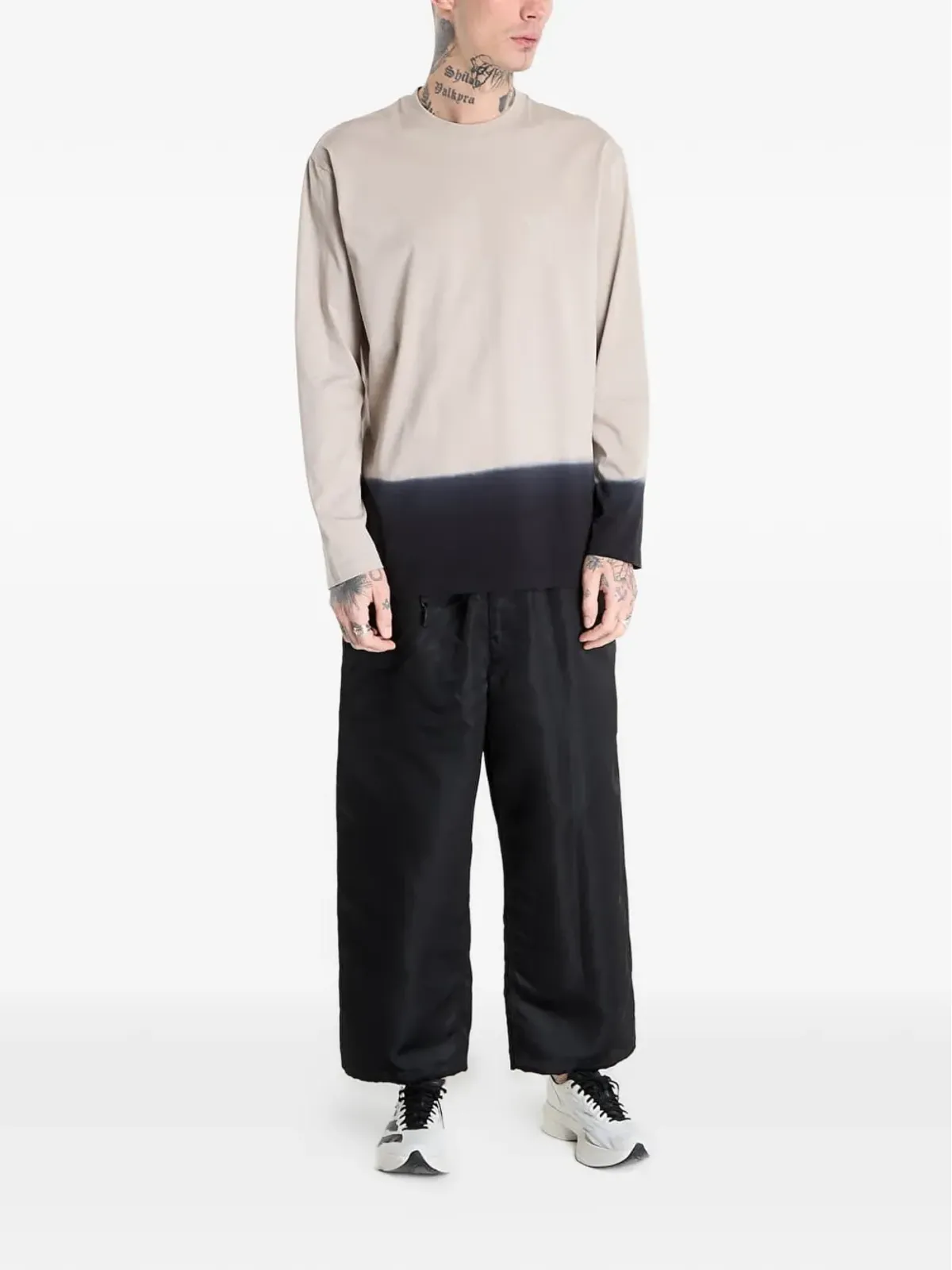 Y-3 ロングスリーブ コットンTシャツ - 画像2