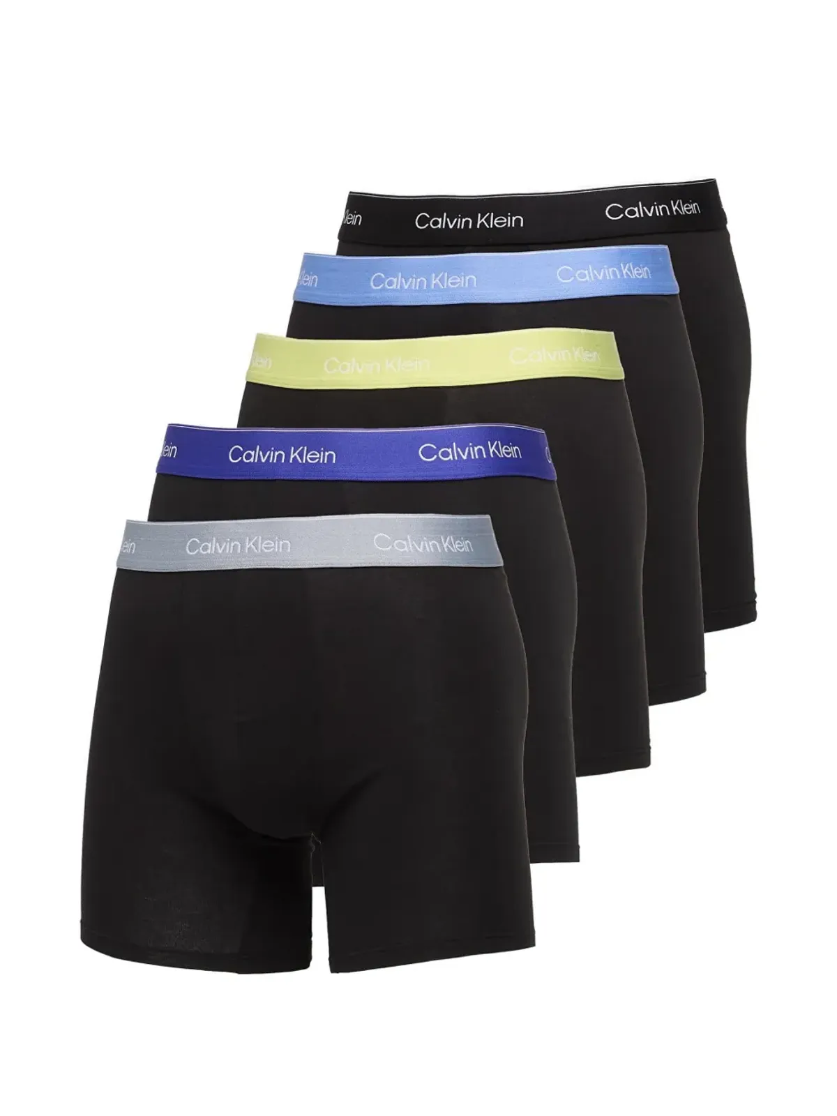 Calvin Klein エラスティックウェストバンド ボクサー（5枚セット） - ブラック - 画像1