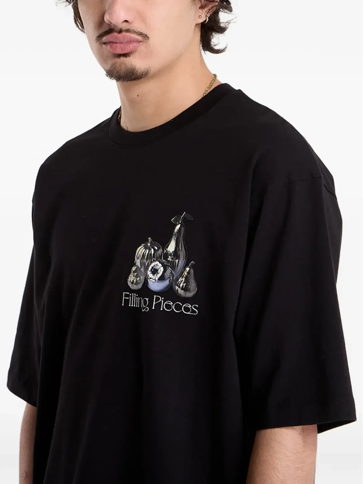 Filling Pieces クロムフルーツ Tシャツ - 画像4