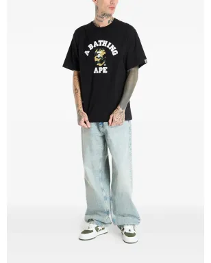 A BATHING APE® 1St Camo College Tee Tシャツ - ブラック - サムネイル3