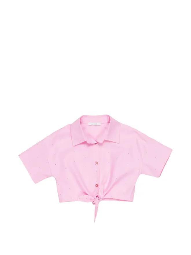 Miss Grant Kids Miss Grant Kids 結び目トップス - Pinkの商品画像