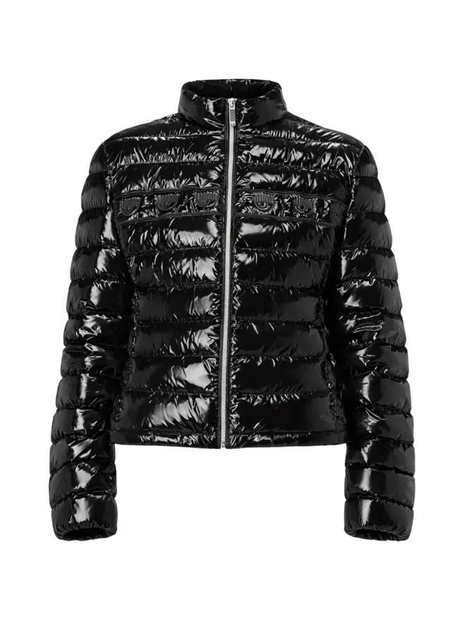 Chiara Ferragni Chiara Ferragni ジップアップキルテッドデザインジャケットの商品画像