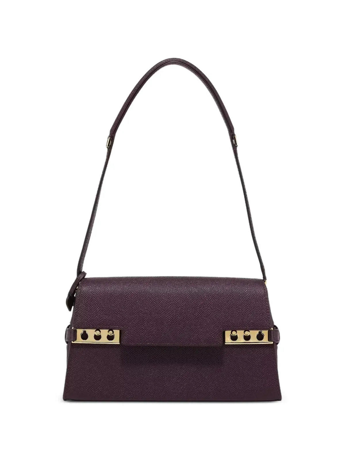 Delvaux ハードウェアディテールのショルダーバッグ - 画像1