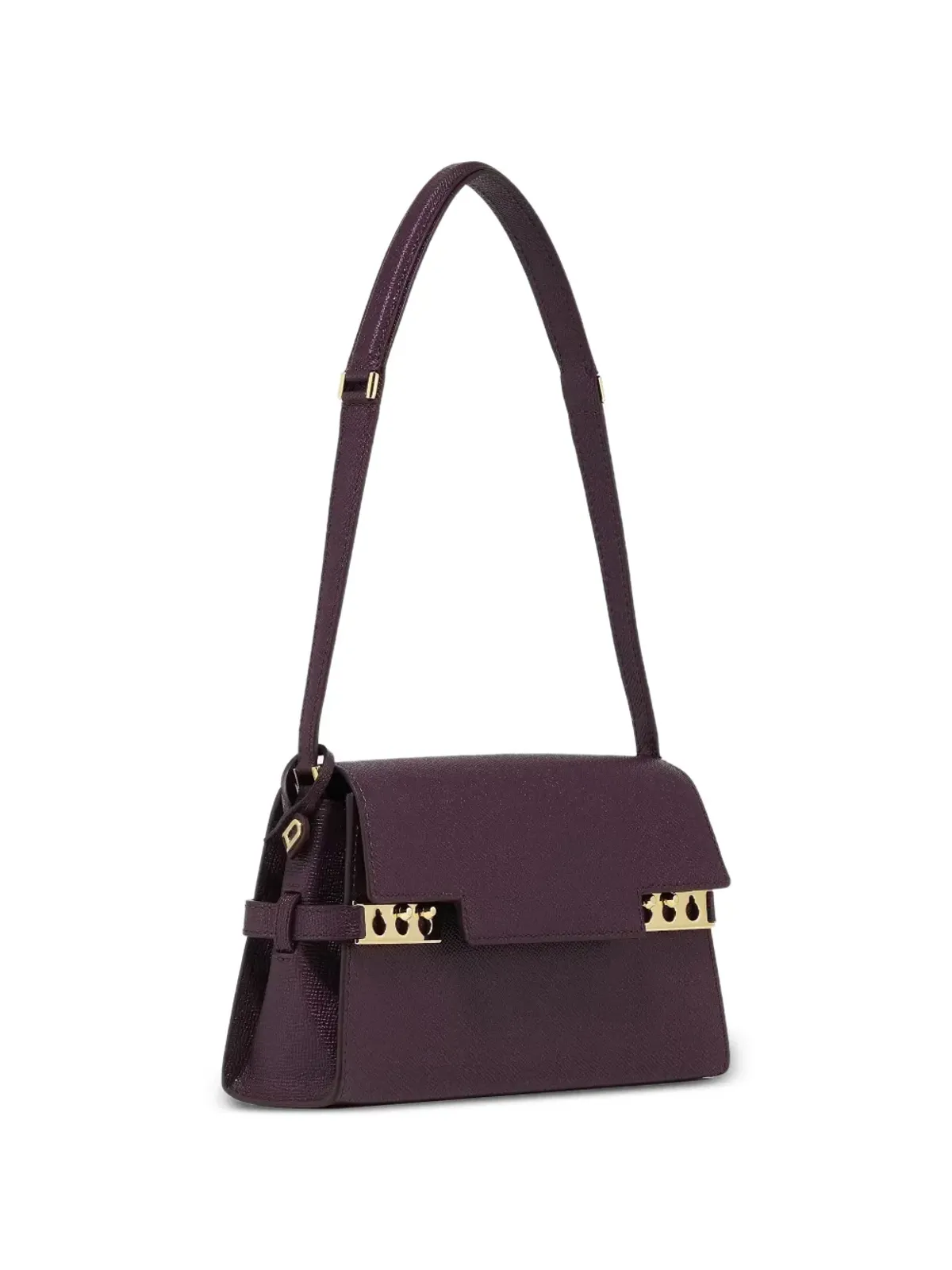 Delvaux ハードウェアディテールのショルダーバッグ - 画像3
