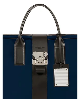 FPM Milano ブルーのバックル式ブリーフケース - サムネイル2