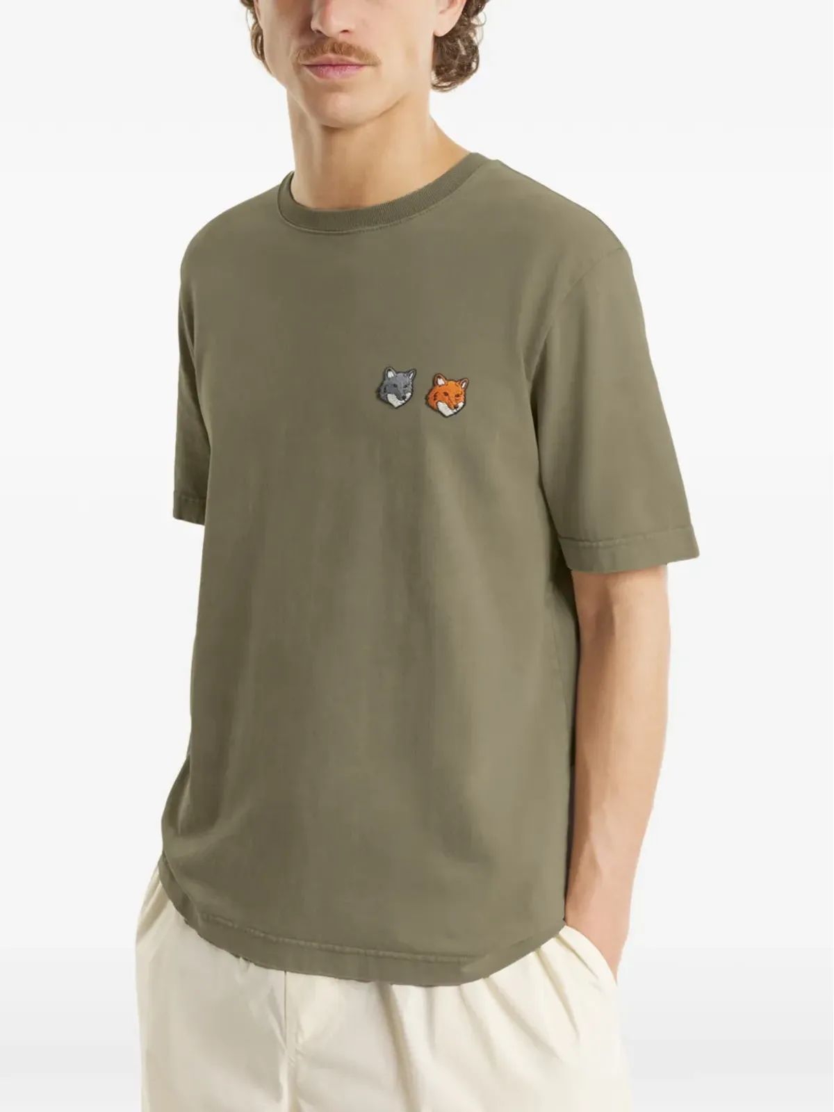Maison Kitsuné パッチアップリケ Tシャツ - 画像4