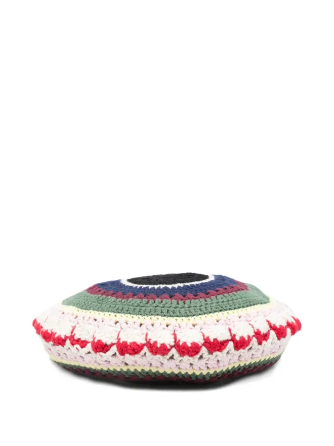 Stine Goya Stine Goya ストライプ柄ベレー帽 - ブルーの商品画像