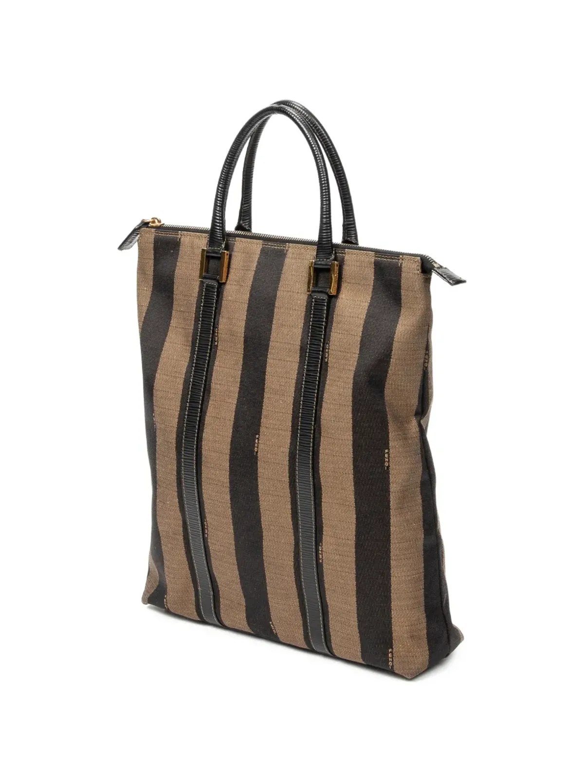 Fendi Pre-Owned 縦ジップ トートバッグ - 画像3