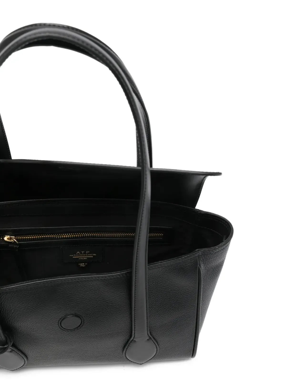 ATP Atelier エイラ フラップ トートバッグ - Black - 画像5