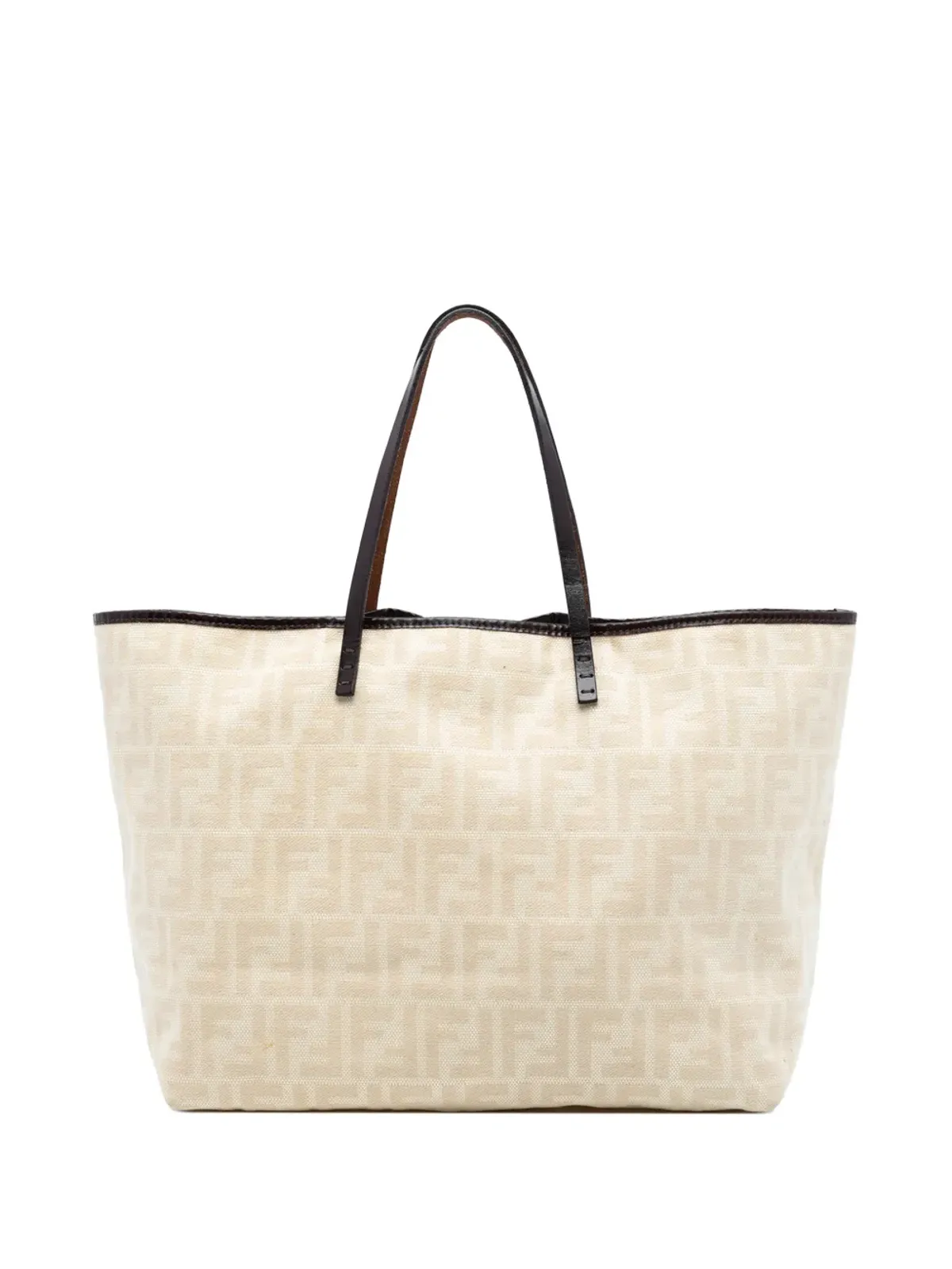 Fendi Pre-Owned Zucca Canvas Roll トートバッグ - 画像1