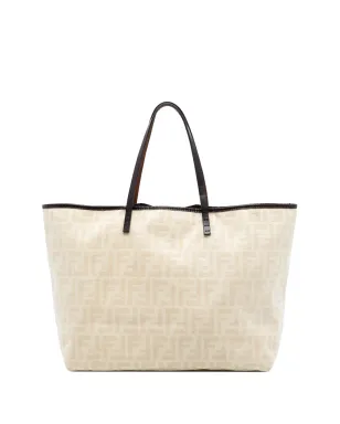 Fendi Pre-Owned Zucca Canvas Roll トートバッグ - サムネイル1