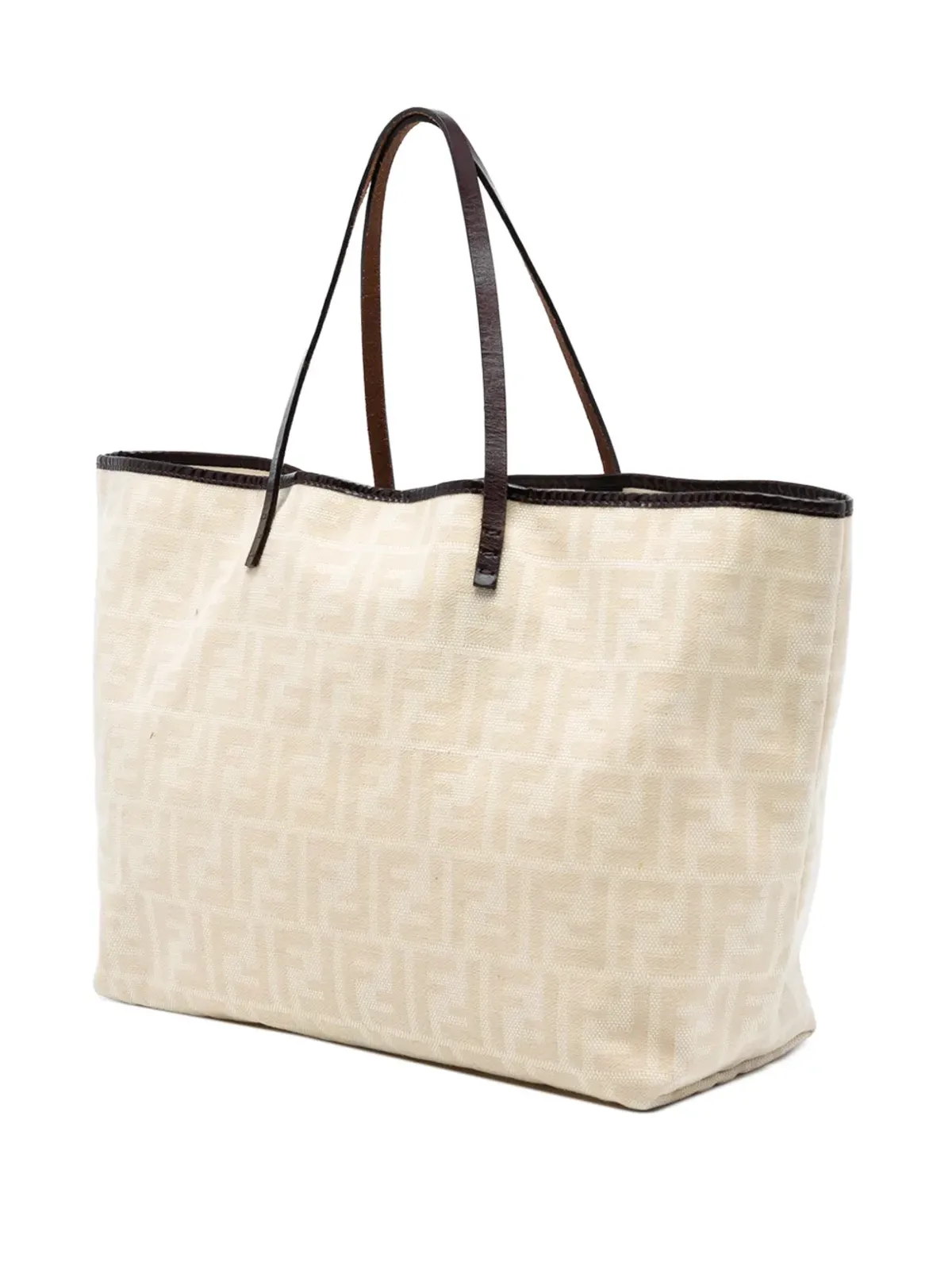Fendi Pre-Owned Zucca Canvas Roll トートバッグ - 画像3