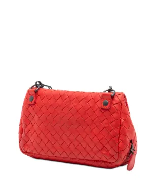 Bottega Veneta Pre-Owned イントレチャート チェーンフラップ クロスボディバッグ - サムネイル3
