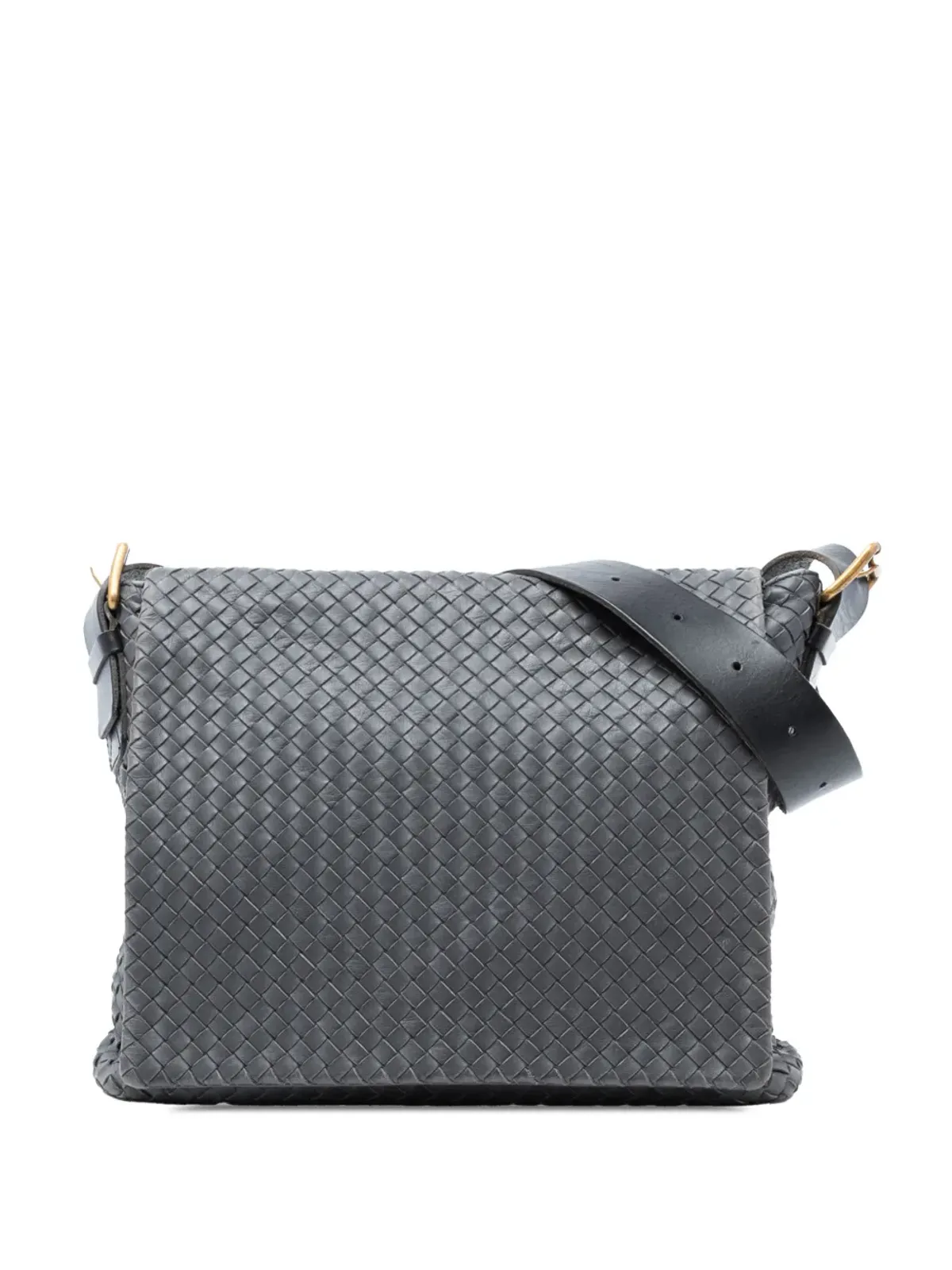 Bottega Veneta Pre-Owned 2009年 ナッパイントレッチァート フラップ クロスボディバッグ - グレー - 画像1