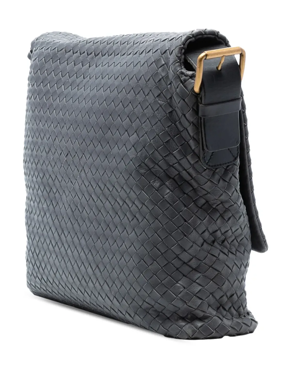 Bottega Veneta Pre-Owned 2009年 ナッパイントレッチァート フラップ クロスボディバッグ - グレー - 画像3