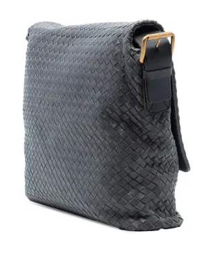 Bottega Veneta Pre-Owned 2009年 ナッパイントレッチァート フラップ クロスボディバッグ - グレー - サムネイル3
