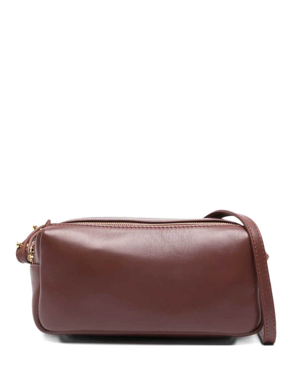 Elleme ダブルジップ レザー クロスボディバッグ - 画像1