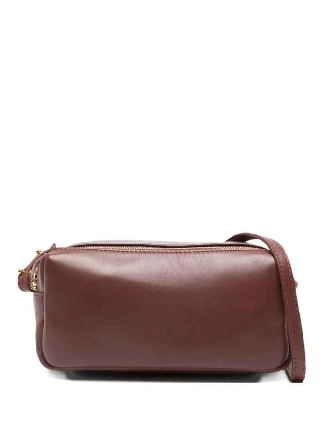 Elleme Elleme ダブルジップ レザー クロスボディバッグの商品画像